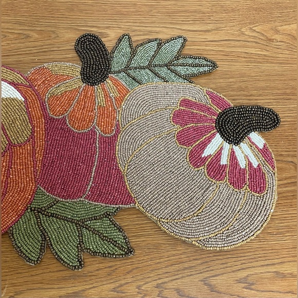 Pier 1 beaded pumpkin table runner - Picture 12 of 14
